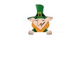 Leprechaun vector. Happy St. Patricks Day celebration.